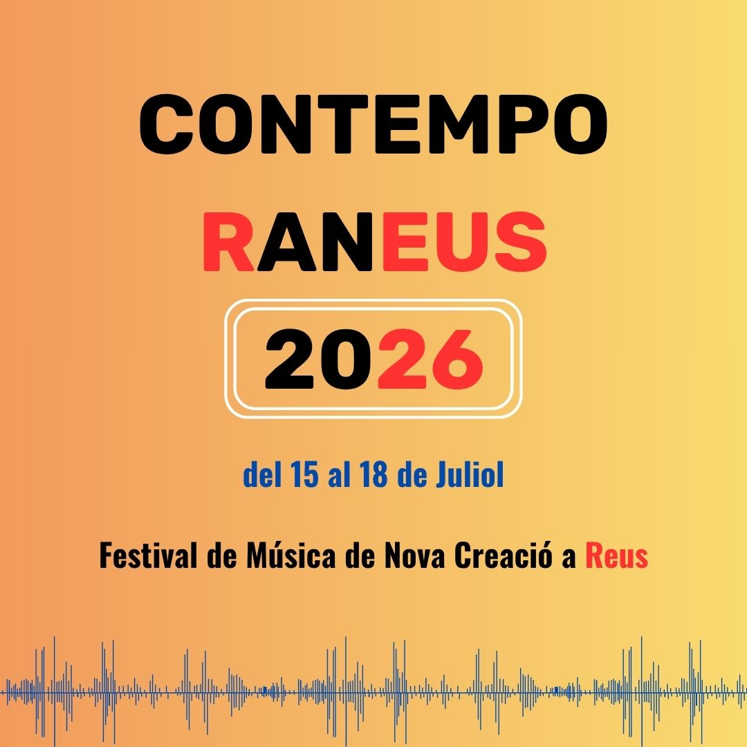 Nova edició del festival de música de nova creació Contemporaneus 2026