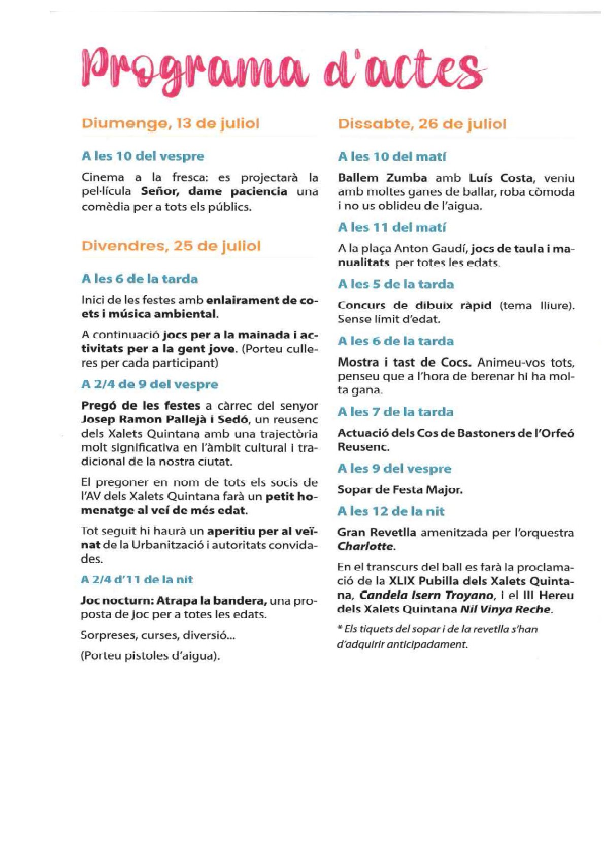 Festes de barri