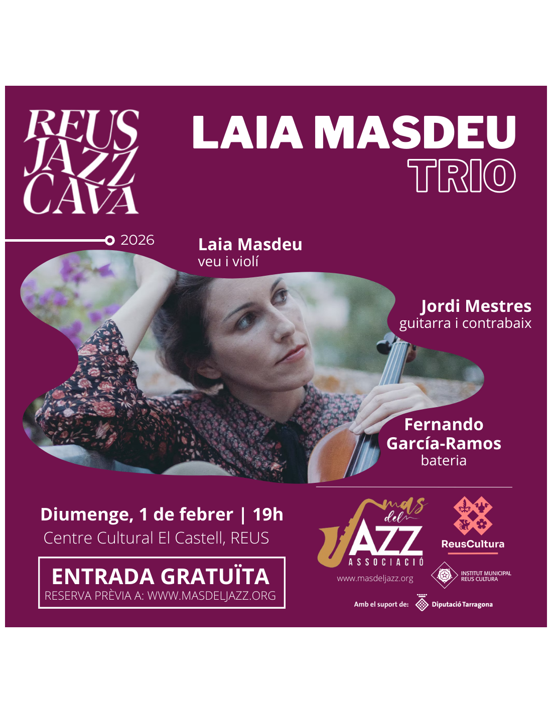 Reus Jazz Cava · Concert de Laia Masdeu Trio