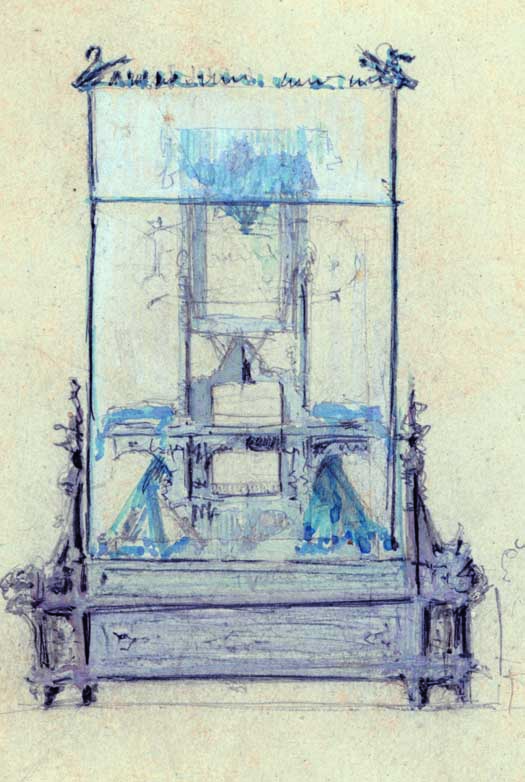 Gaudí i la vitrina Comella.