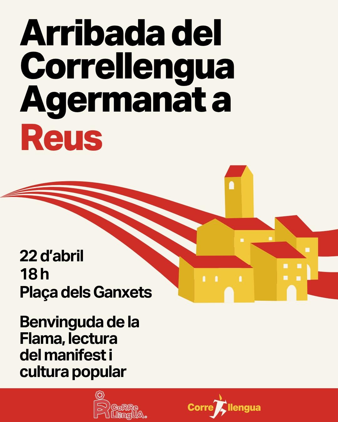 Arribada del Correllengua agermanat a Reus