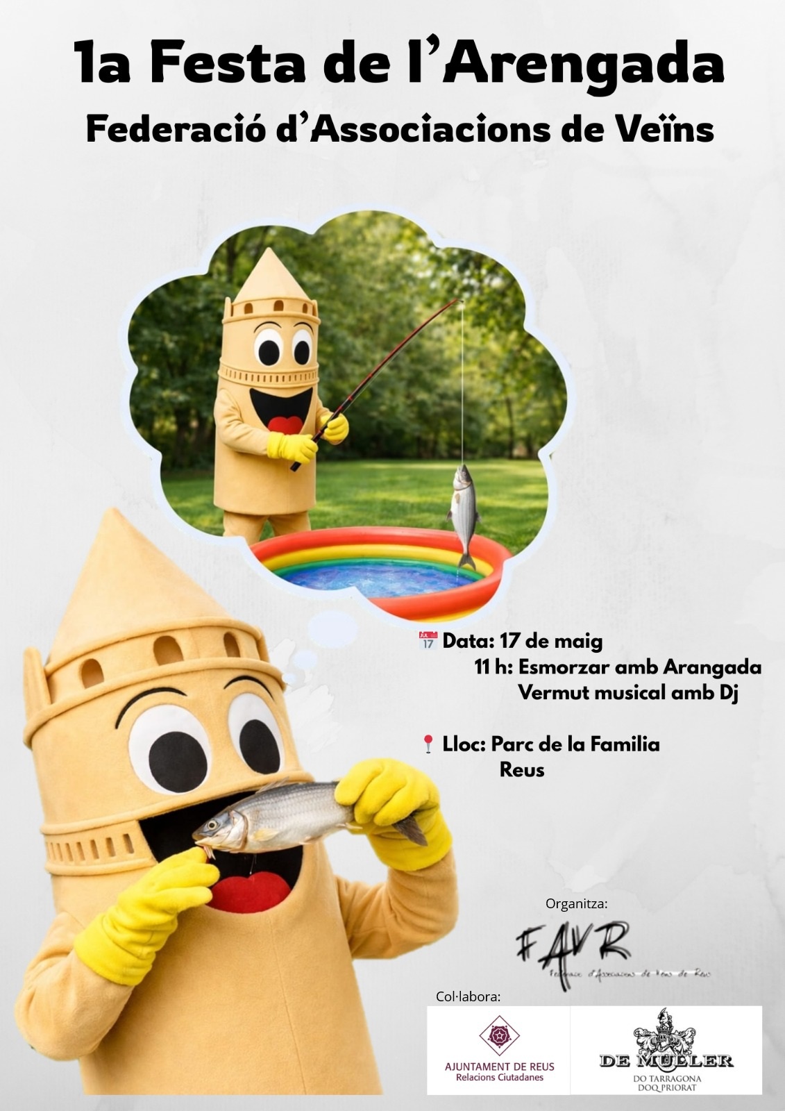 1ª Festa de l' Arengada  de la Federació d' Associacions de Veïns de Reus (FAVR)