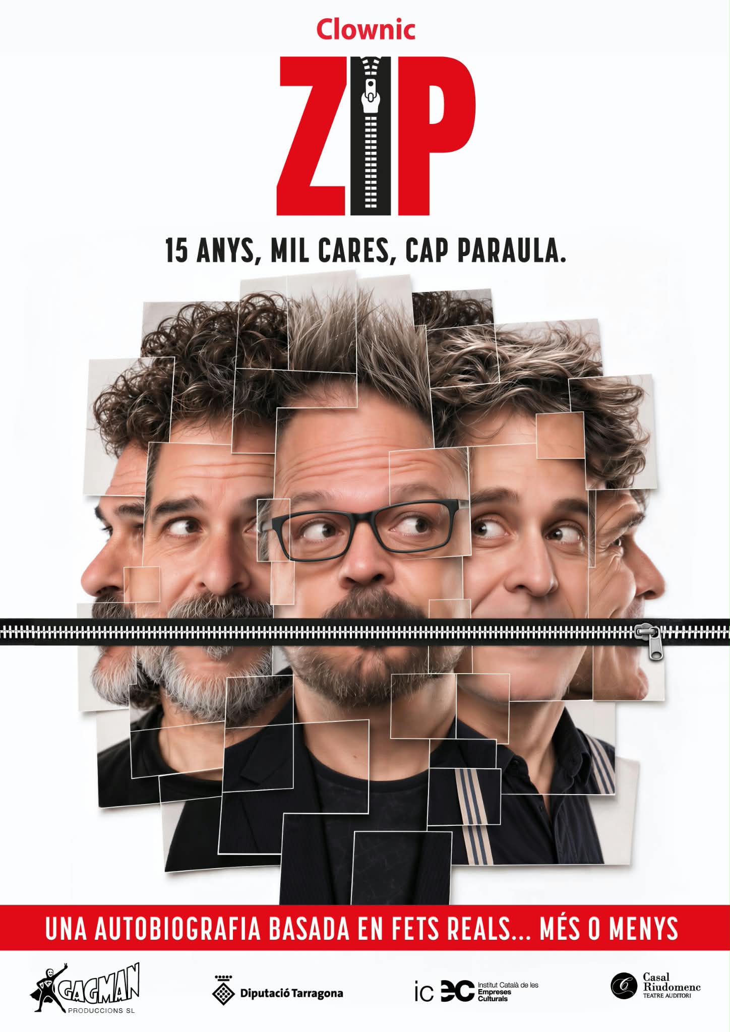 COS · Zip, 15 anys, mil cares, cap paraula