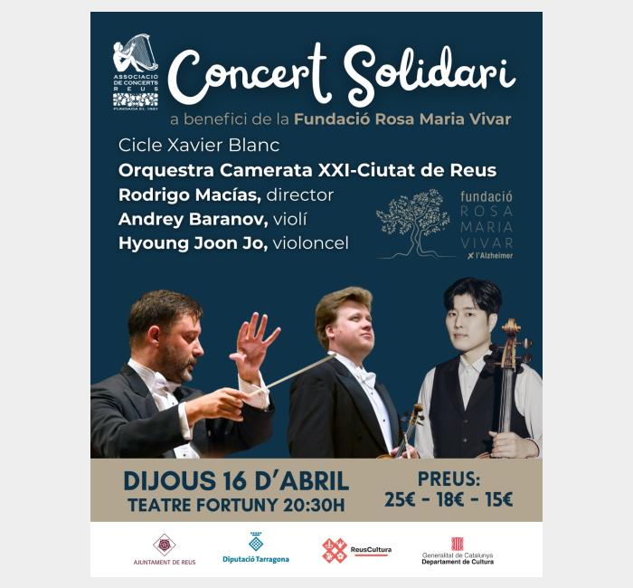 Concert solidari a benefici de la Fundació Rosa Maria Vivar