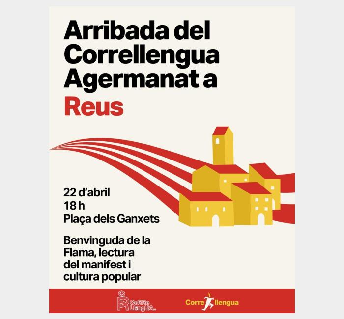 Arribada del Correllengua agermanat a Reus