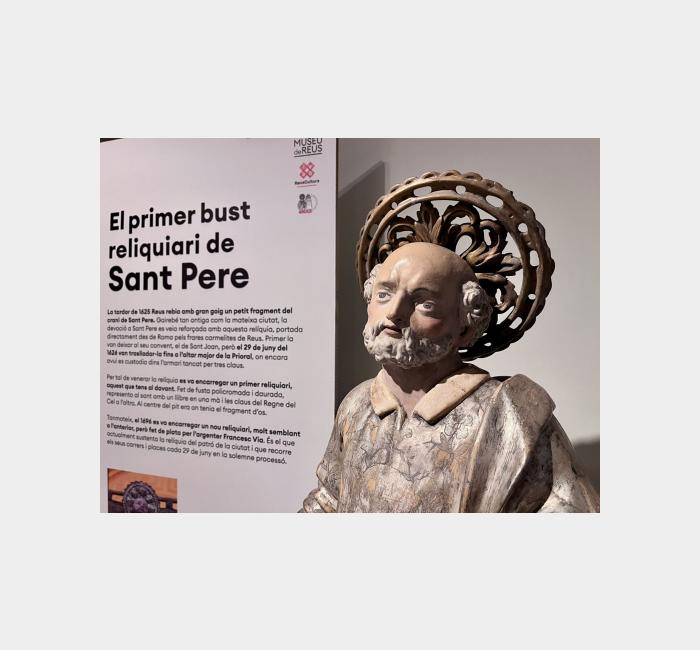 El primer bust reliquiari de Sant Pere