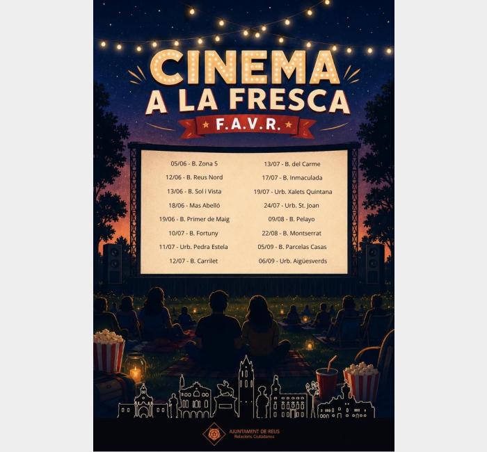 Cinema a la fresca al Barri Sol i Vista