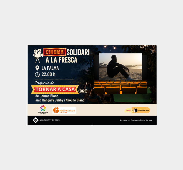 Cinema solidari a la fresca