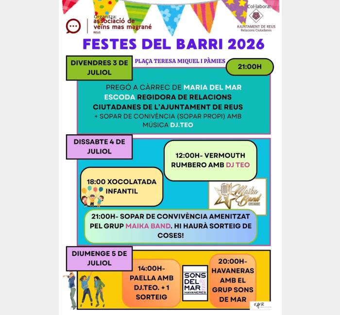 Festes de barri Mas Magrané
