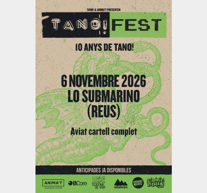 Tano Fest · Reus Cultura Contemporània