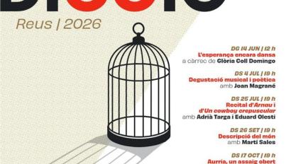 Cartell del cicle de poesia Contradicció 2026. Reus