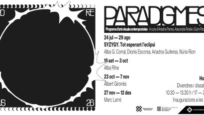 Cartell cicle Paradigmes 2026 a Cal Massó